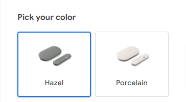 Pick Your Color For Google TV Streamer